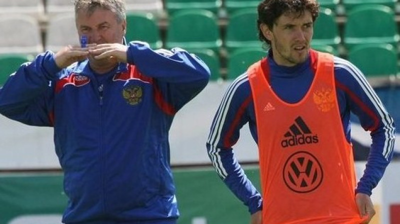 Gūss Hidinks ar Juriju Žirkovu
Foto RIA Novosti