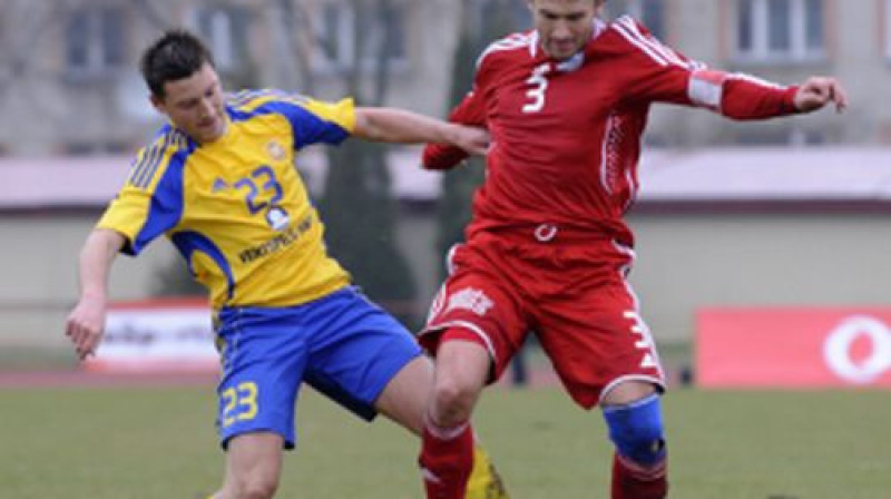 Vitālijs Astafjevs ar Andreju Butriku nu ir komandas biedri
Foto: Romāns Kokšarovs, Sporta Avīze, f64