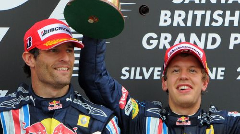 Marks Vēbers un Sebastiens Fetels
Foto: AP