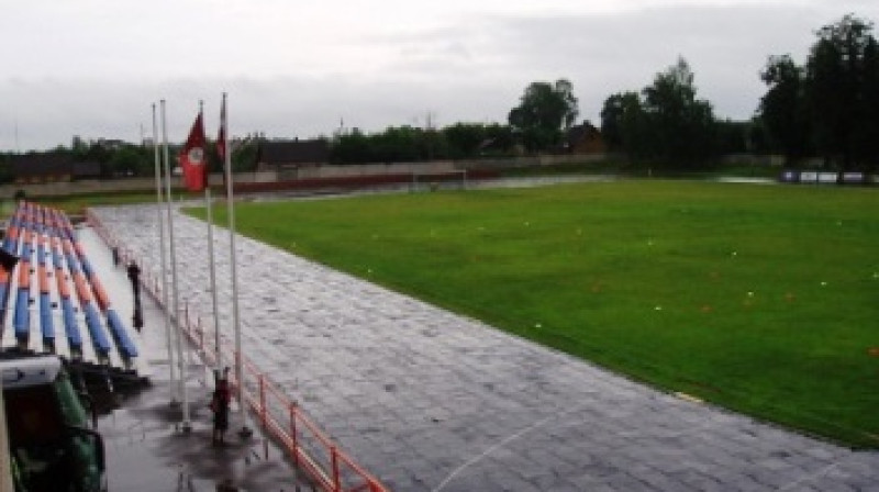 Spēles norises vieta Rēzeknes Sporta pārvaldes stadions.
Foto: lff.lv