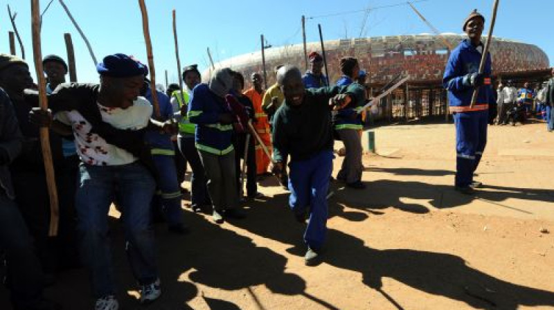 Streikotāji
Foto: AFP
