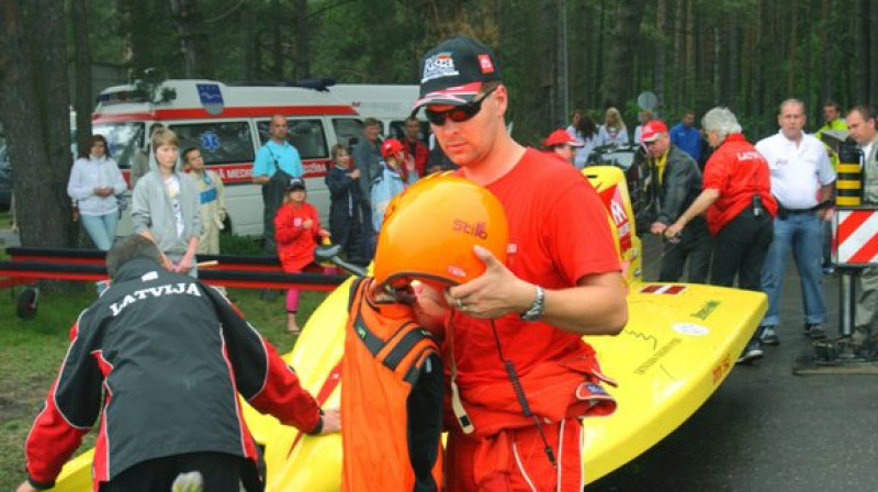 Uvis Slakteris
Foto: "Riga Powerboat Team"