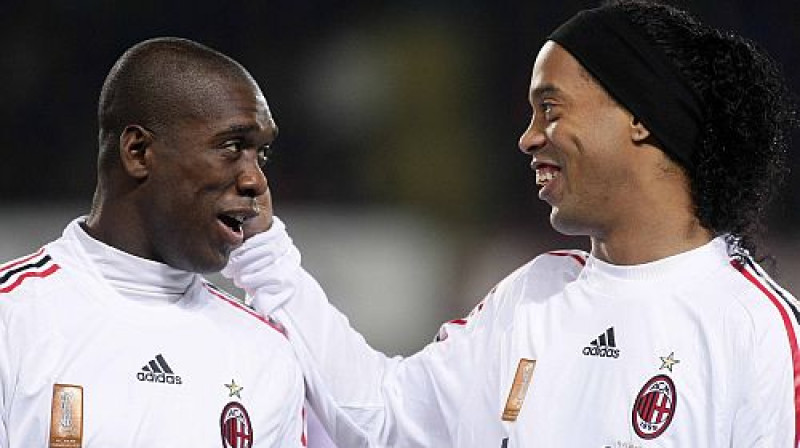 Zēdorfs un Ronaldinju pagaidām vēl draudzīgi...
Foto: Digitale