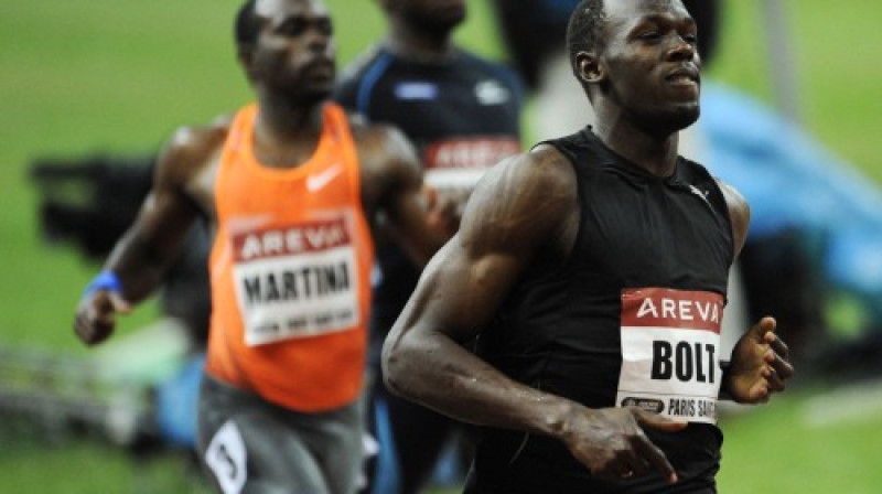 Useins Bolts finišē Parīzē
Foto: AFP