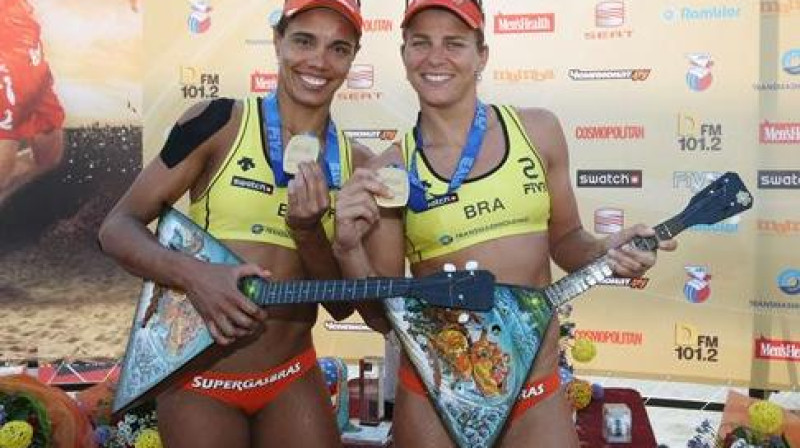 Franka Larisa un Felisberta Silva Džuliāna
Foto: www.fivb.com