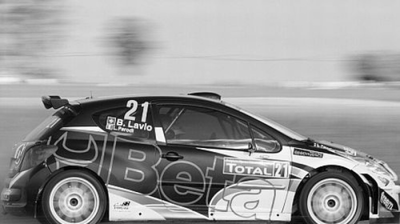 Braina Lavio/Flavio Guglilmini ekipāža pirms avārijas...
Foto: www.ewrc.cz