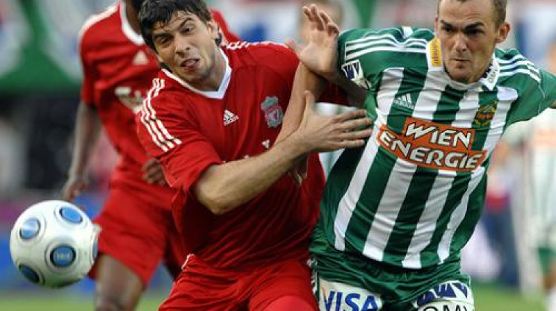 Epizode no "Liverpool" - "Rapid" spēles
Foto: AP