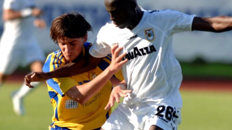 Cīņa starp "Ventspili" un "Dudelange"
Foto: Romans Kokšarovs, Sporta Avīze, f64