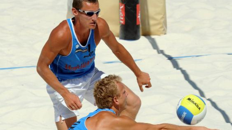 Mārtiņš Pļaviņš un Jānis Šmēdiņš
Foto: www.fivb.com