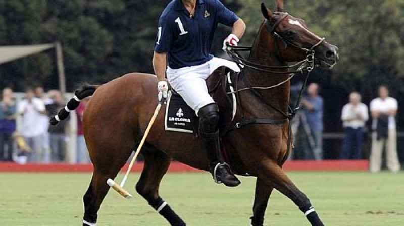 Gabriels Batistuta zirga mugurā
Foto: AFP