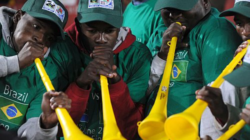 Vuvuzelas PK izcīņas laikā
Foto: AFP/Scanpix
