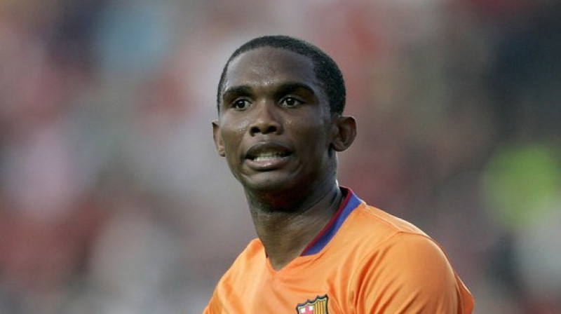 Samjuels Eto'O tagad būs ''Inter'' futbolists
Foto: SCANPIX SWEDEN
