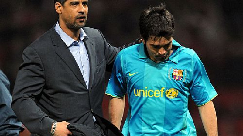 Franks Rijkārds un Deku savulaik ''Barcelona'' rindās
Foto: AFP/Scanpix