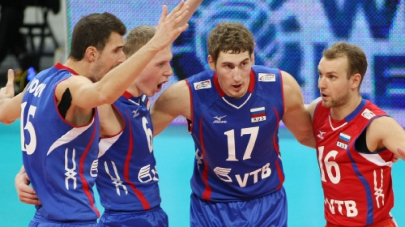Krievijas volejbolisti
Foto: www.fivb.com