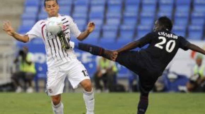 Epizode no spēles starp "Lyon" un "Besiktas" komandām
Foto: AFP