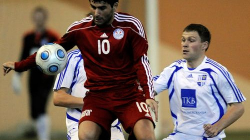 Vladimirs Dvališvili (nr.10) vēl "Skonto" krekliņā
Foto: Romāns Kokšarovs, Sporta Avīze, f64