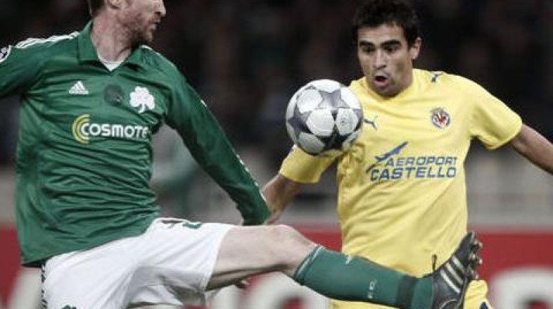 "Panathinaikos" pret "Villarreal" šopavasar Čempionu līgas astotdaļfinālā
Foto: AFP