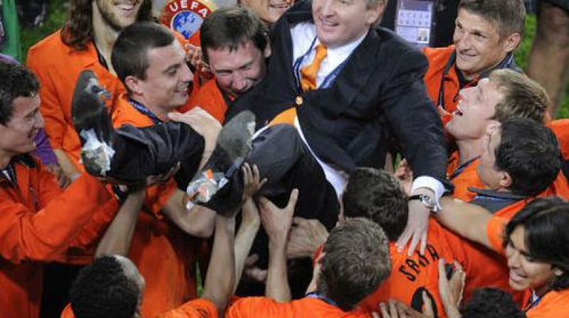 Doņeckas "Shakhtar" pirms diviem mēnešiem ieguva UEFA kausu, bet šodien jau jāsāk jaunā Čempionu līga
Foto: AFP