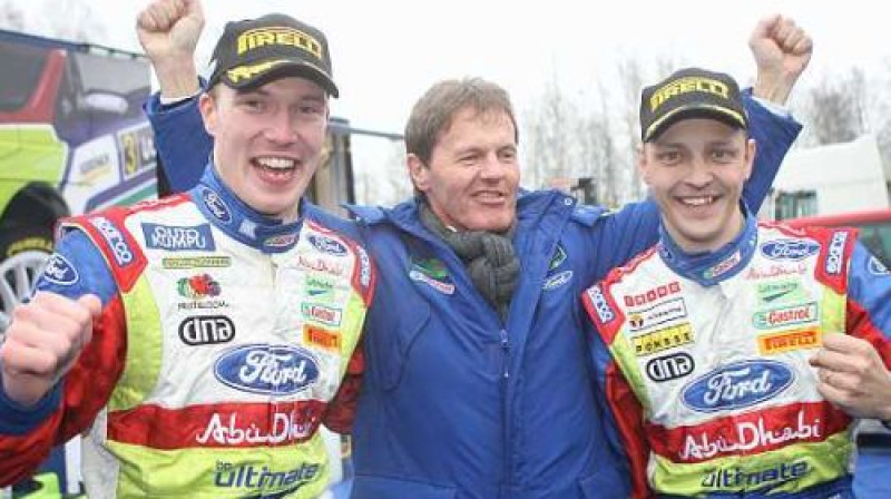 Jari Mati Latvala, Malkolms Vilsons un Miko Hirvonens
Foto: www.latvalamotorsport.com