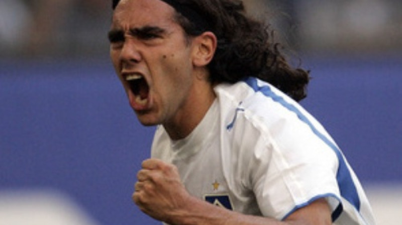 Huans Pablo Sorins savulaik spēlējis Vācijas "Hamburger SV"
Foto: AP