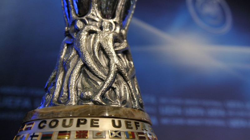 UEFA Eiropas līgas trofeja
Foto: AP