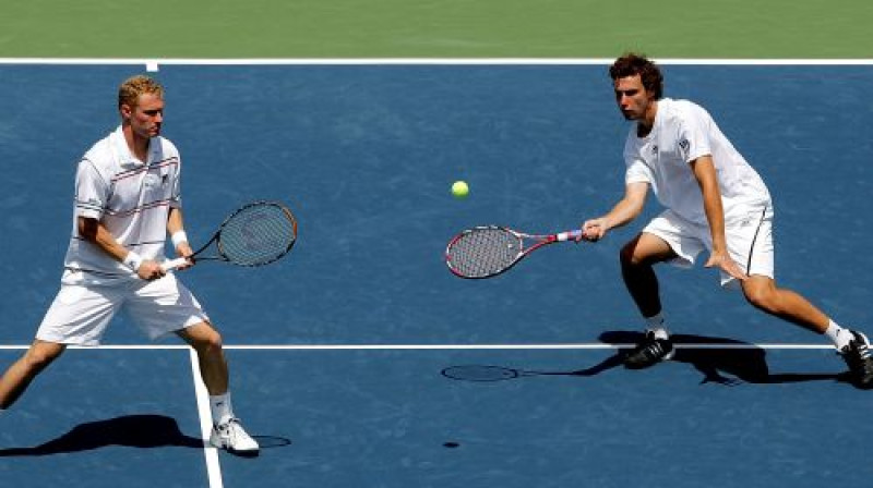 Dmitrijs Tursunovs un Ernests Gulbis
Foto: AFP