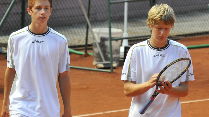 Artūrs Kazijevs un Miķelis Lībietis
Foto: Romualds Vambuts, eSports.lv
