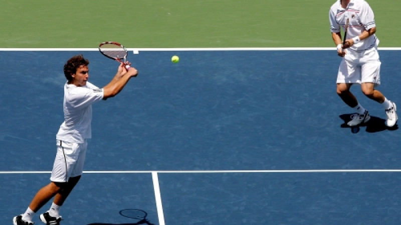 Ernests Gulbis un Dmitrijs Tursunovs
Foto: AFP/Scanpix