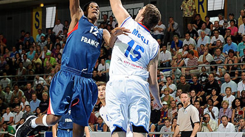 Fināla spēles laikā starp Serbiju un Franciju
Foto: fibaeurope.com