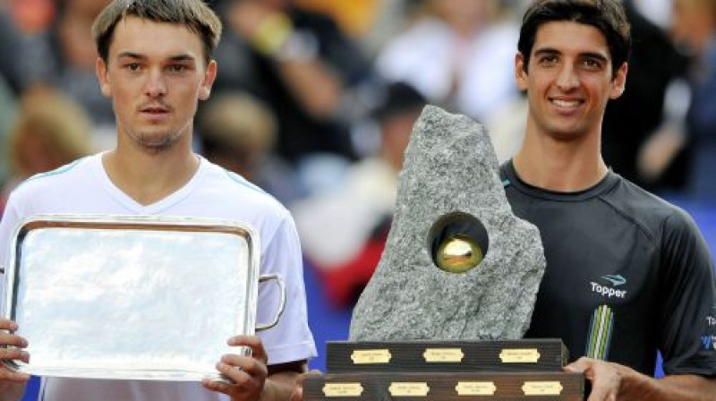 Andreass Beks un Tomass Belluči
Foto: AFP