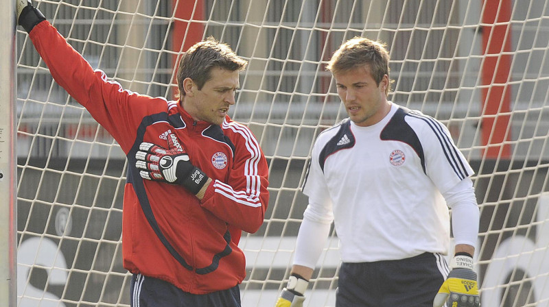 Hanss-Jorgs Buts un Mihaels Rensings
Foto: AFP