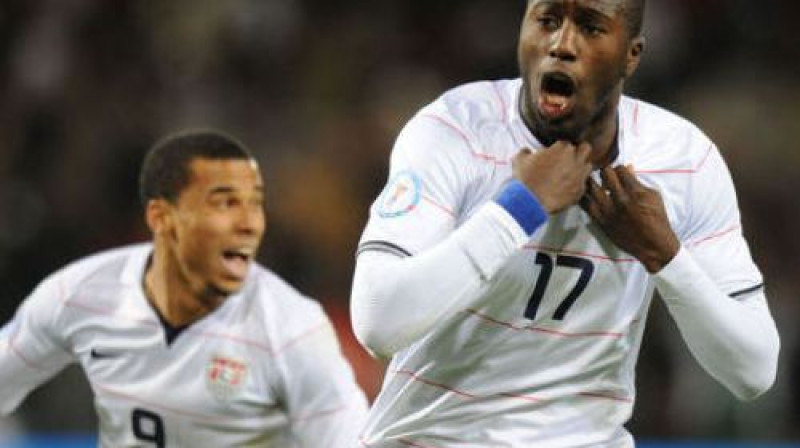 Džozijs Altidors (tuvplānā) ASV izlases sastāvā
Foto: AFP