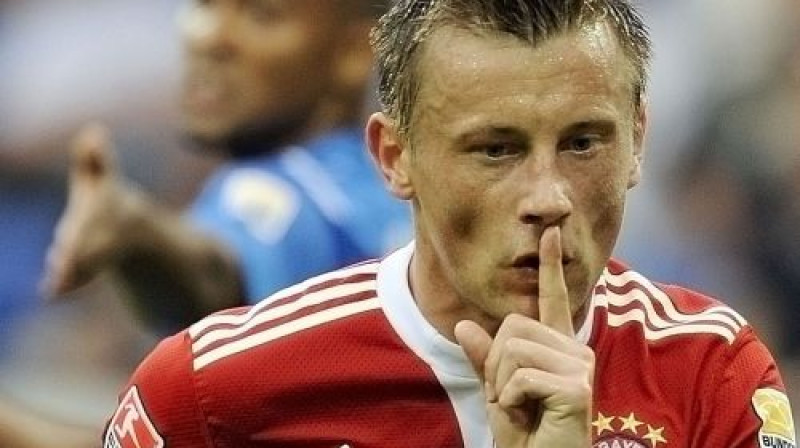 Ivica Oličs guva savus pirmos vārtus "Bayern" rindās
Foto: AFP