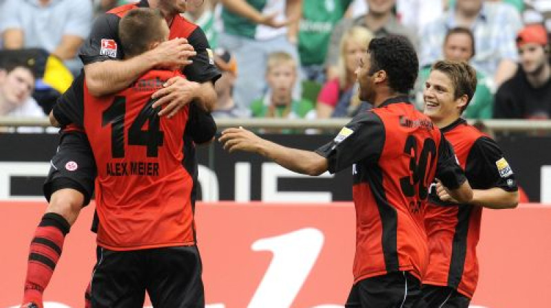"Eintracht" priecājas
Foto: AFP