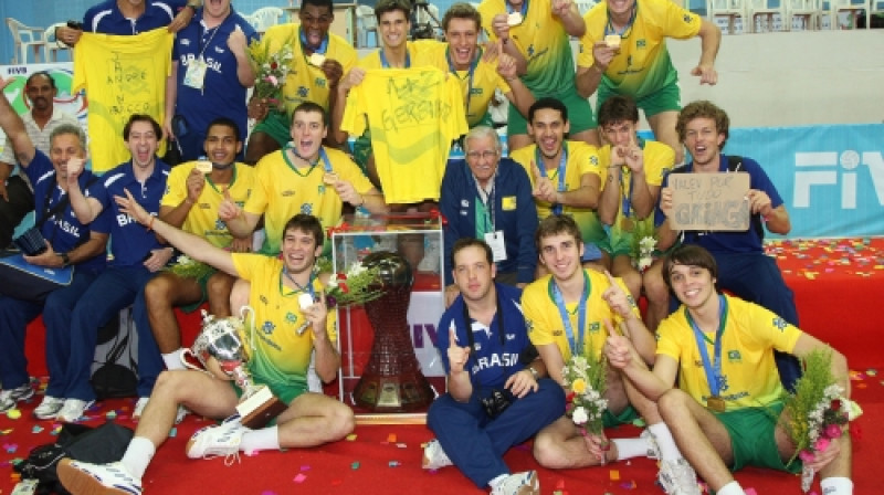 Brazīlijas U-21 volejbola komanda
Foto: www.fivb.com