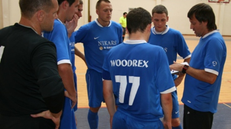 "Nikars" spēlētāji 
Foto: LFF preses daļa