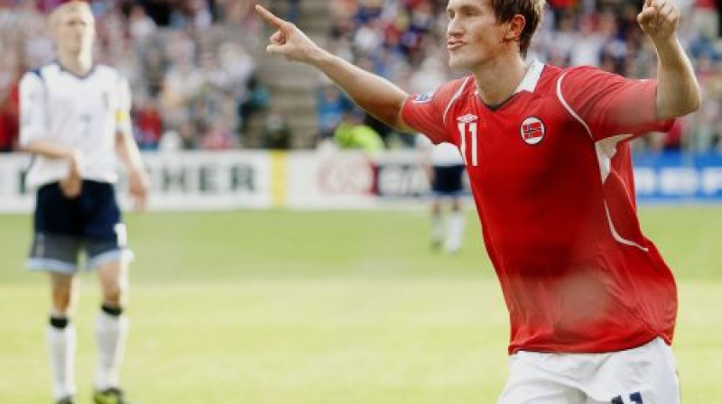 Mortens Gamsts Pedersens guva divus vārtus
Foto: AFP