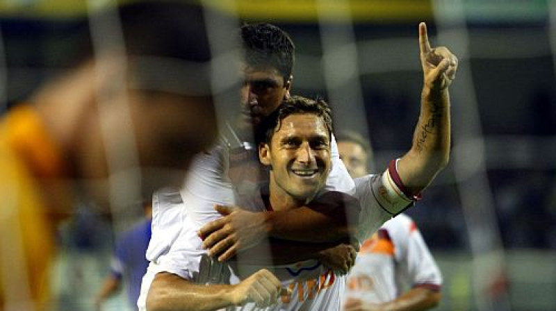 Frančesko Toti spēlē pret ''Gent''
Foto: AFP