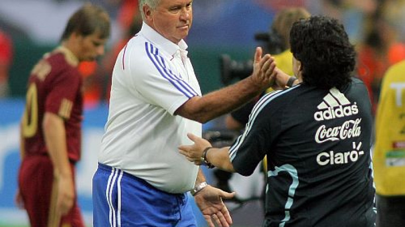 Gūss Hidinks un Djego Maradona
Foto: ITAR-TASS