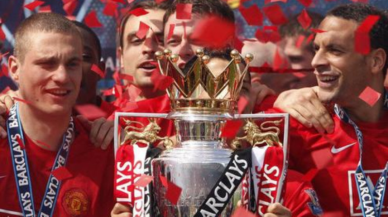 "Manchester United" triumfējuši trešo sezonu pēc kārtas
Foto: AP