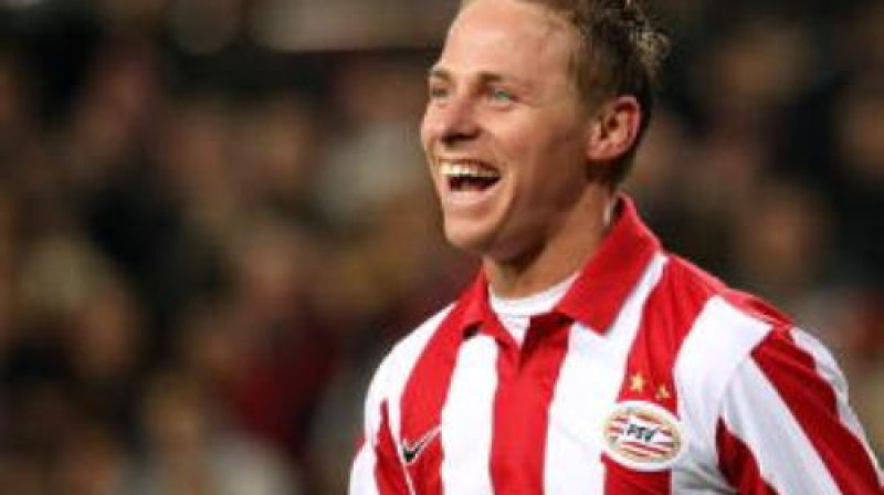 Balāžs Džudžāks "PSV" labā guva divus vārtus
Foto: AP