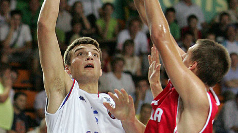 Serbijas - Polijas spēles laikā
Foto: fibaeurope.com