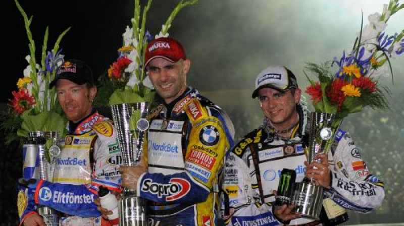 Uzvarētāju trio
Foto: SCANPIX SWEDEN