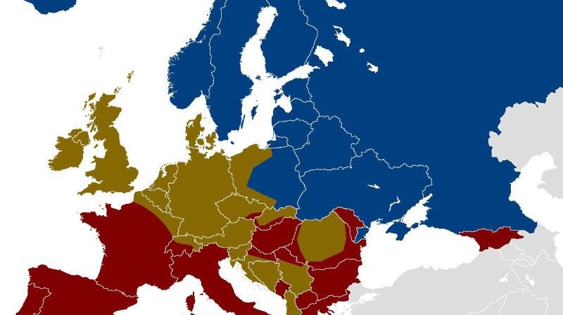 Eiropas vīna, alus un degvīna "joslas"