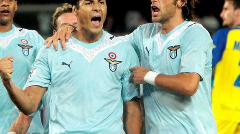 Hulio Kruzs labi iejuties "Lazio"...
Foto: AP