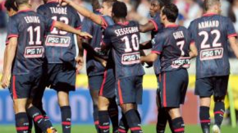 "PSG" spēlētāji
Foto: AFP/Scanpix