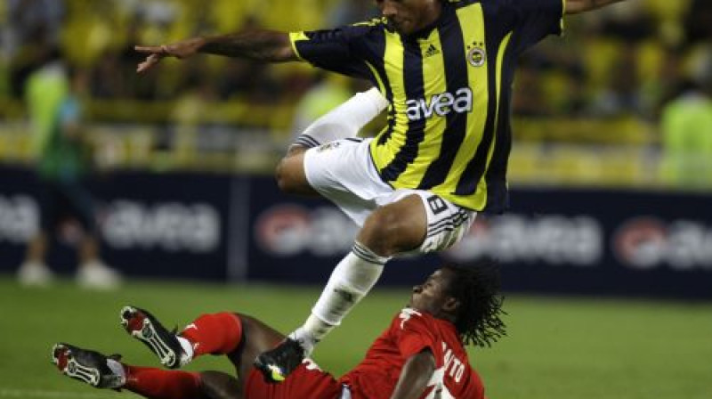 "Fenerbahce" šosezon spēlējis pret "Sion"
Foto: AP
