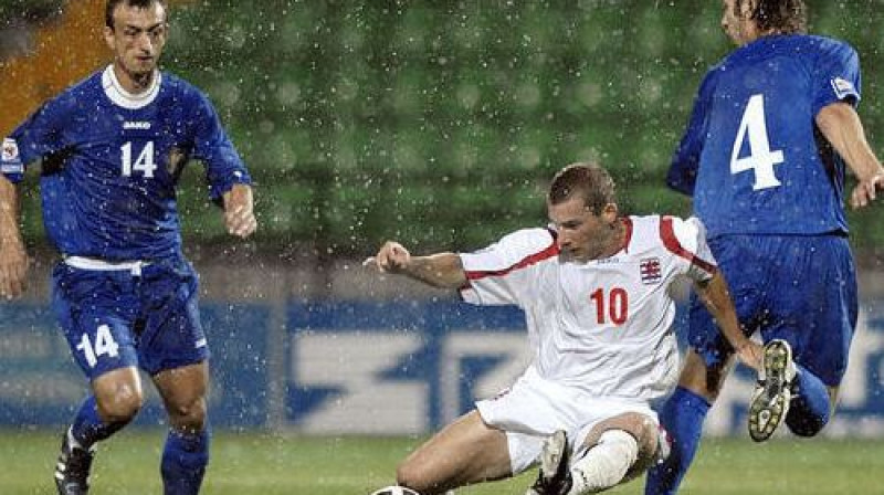 Epizode no Moldovas - Luksemburgas spēles
Foto: AFP