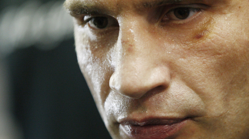 Vitālijs Kļičko pēc treniņa
Foto: AP