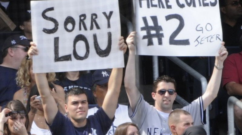 "Yankees" līdzjutēji rekorda gaidās
Foto: AP